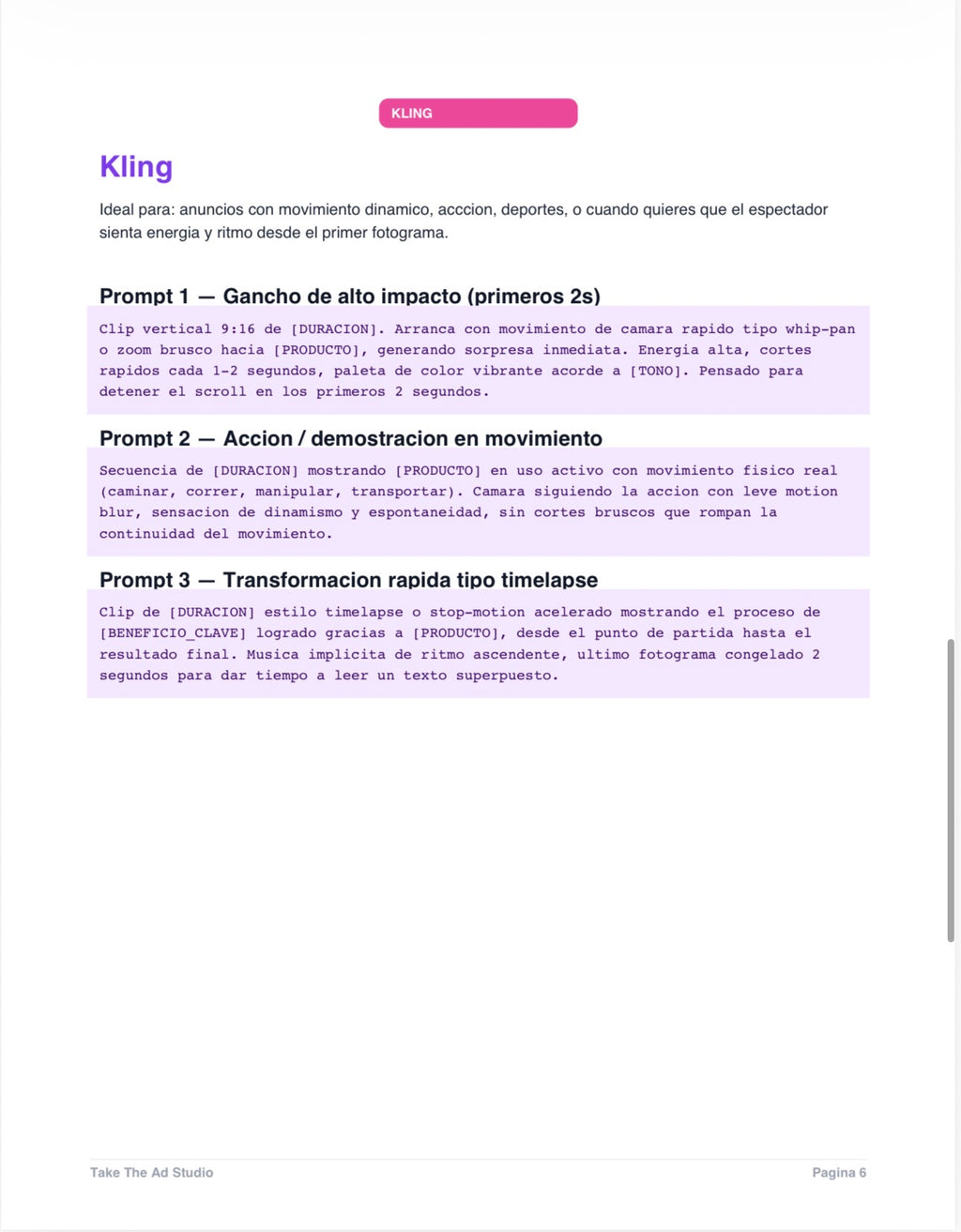 Kit de Prompts IA para Anuncios