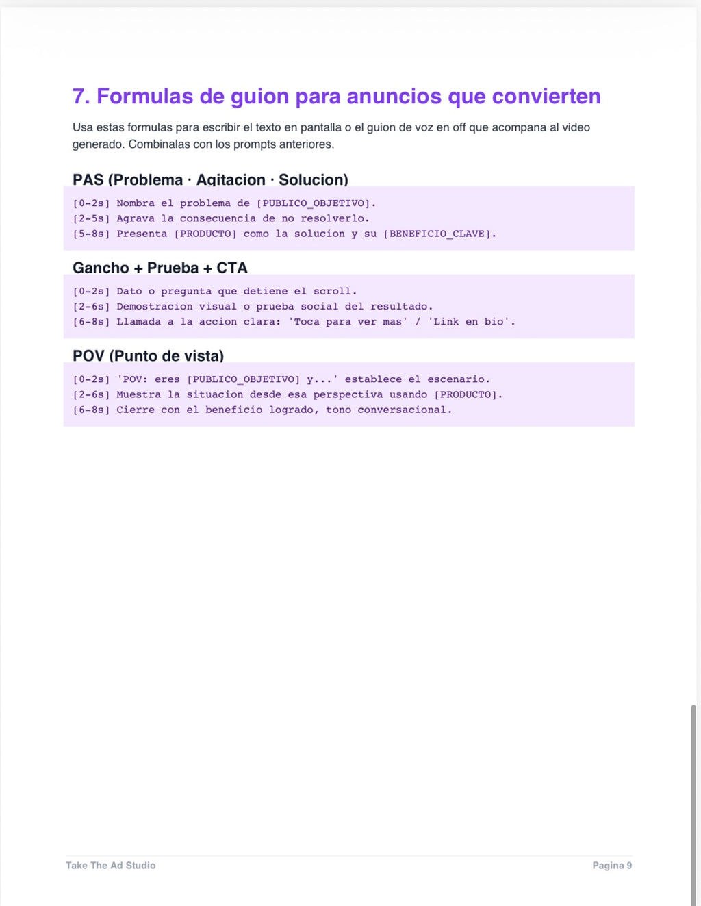 Kit de Prompts IA para Anuncios