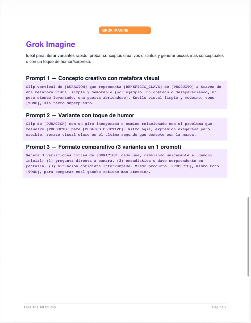 Kit de Prompts IA para Anuncios