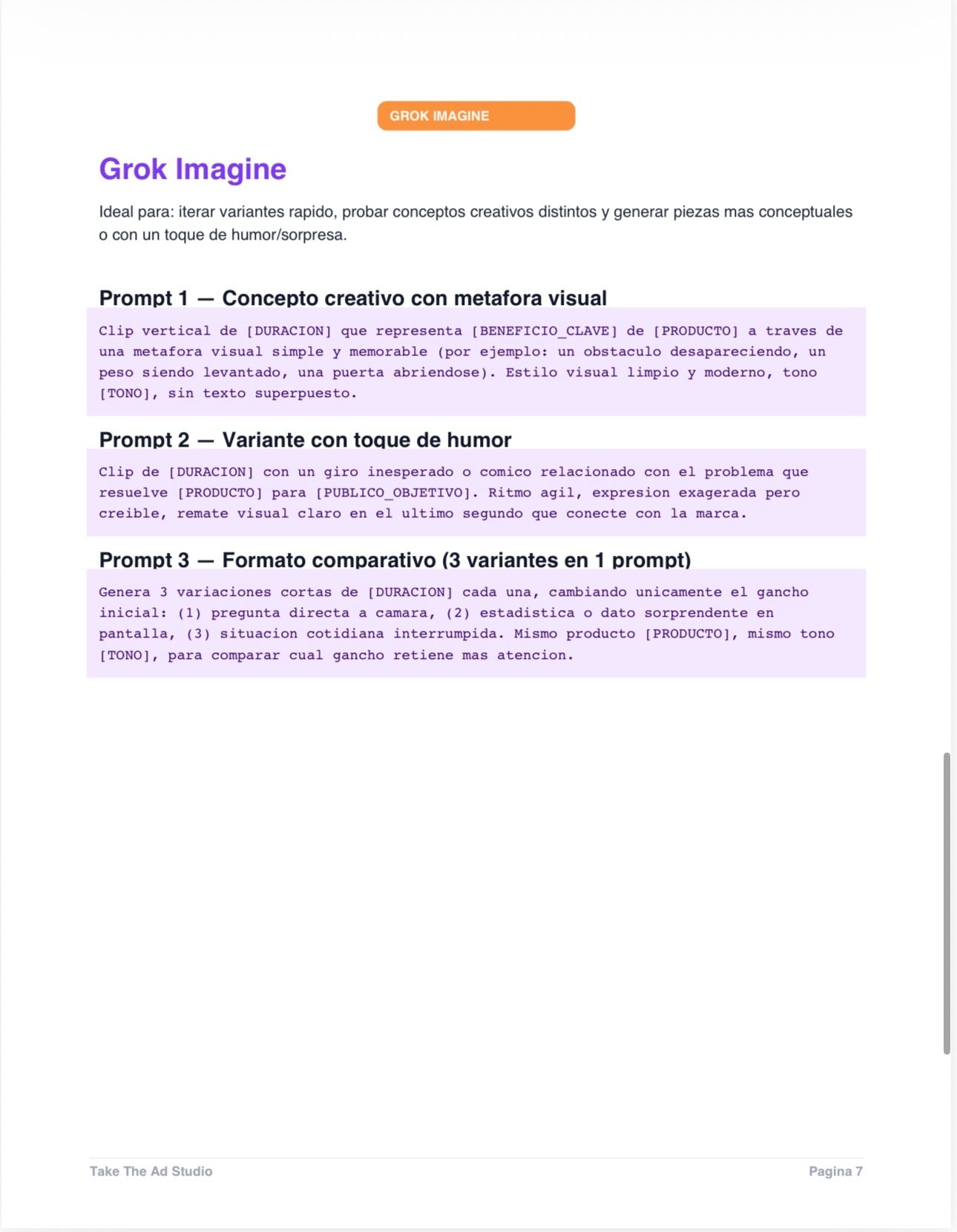 Kit de Prompts IA para Anuncios